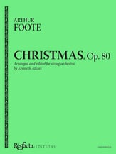 Christmas, Op. 80 Orchestra sheet music cover